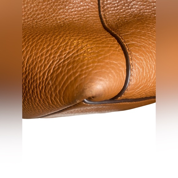 Coach Brown Leather Tote Bag - Picture 6 of 16